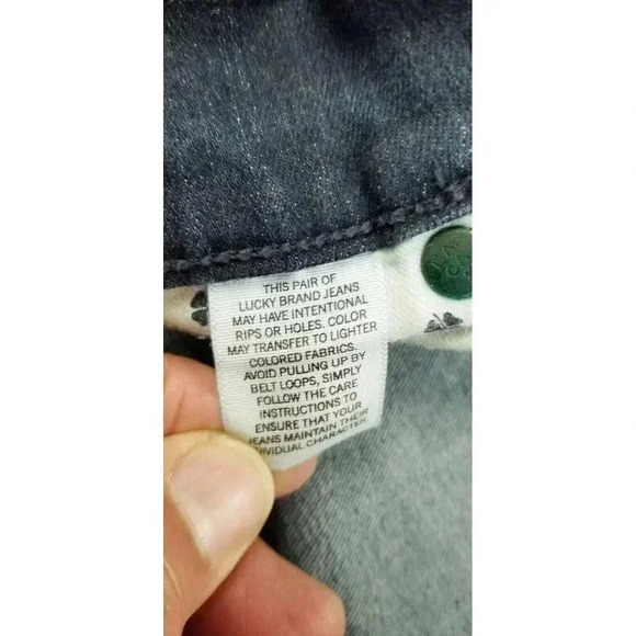 Lucky Brand 28X28 Women's Charlie Pencil Capri Size 6/28 Indigo Blue Denim Jeans - Picture 13 of 13